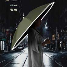 Fully Automatic Umbrella High Quality Inverted Umbrella Sun And Rain Protection In Reinforced Vinyl With 10 Supports - 藏蓝色 - 查看 3