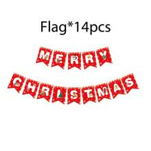 94pcs/Set Red Snowflake Christmas Themed Party Tableware Set, Including 9inch/7inch Paper Plates, Dessert Plates, Paper Cups, Napkins And Banner, Merry Christmas,