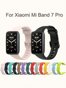1 条运动表带 适合小米手环 7 Pro 硅胶表带 小米智能手表表带 7 TPE 替换腕带小米手表表带