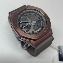 Casio 午夜雾表防水防震运动手表，GM-2100MF-5APR - 灰色 - 查看 2