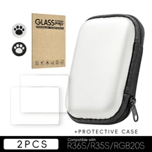 DATA FROG Protecteur d'écran en verre trempé pour accessoires de console de jeu portable rétro R35S RGB20S, marque DATA FROG R36S