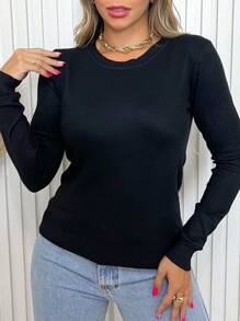 Women Sweaters - Black - View 1