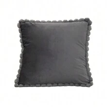 1 件仿兔毛装饰枕套，毛绒天鹅绒方形靠垫套，适用于沙发、客厅装饰（无枕芯） - 彩色 - 查看 60