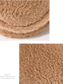 1pc Unisex Fluffy Earmuffs, Warm And Windproof, Adjustable Cold Weather Ear Warmers - Multicolor - View 8