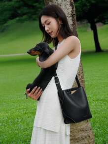 FIEDLE&SISSI 高品质4A头层TOGO牛皮手提包配礼盒，大容量设计真皮手提包，可调节长肩带，内有小包的斜挎包，单肩包，百搭日常用包，经典优质女士包，FIEDLESISSI、FIEDLE、SISSI 时尚品牌。