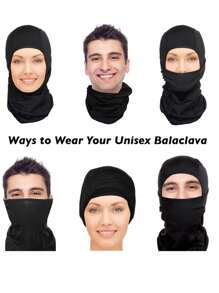 1pc Cycling Ski Face Mask, Outdoor Sports Elastic Breathable Sun Protection Mask, One Size Fits Most - Multicolor - View 8