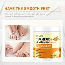 250g 姜黄维生素 C 手足霜，保湿，持久保湿，缓解皮肤干燥、皲裂，男女通用 - 黃色 - 查看 8