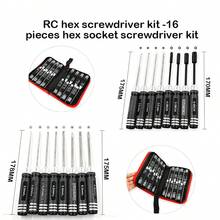 RC Hex Driver Set - 16pcs Hex Allen Screwdriver Kit Hex Nut Driver Set Wrench Key Driver Tool For Rc Car Trxs Helicopter - Multicolor - View 10