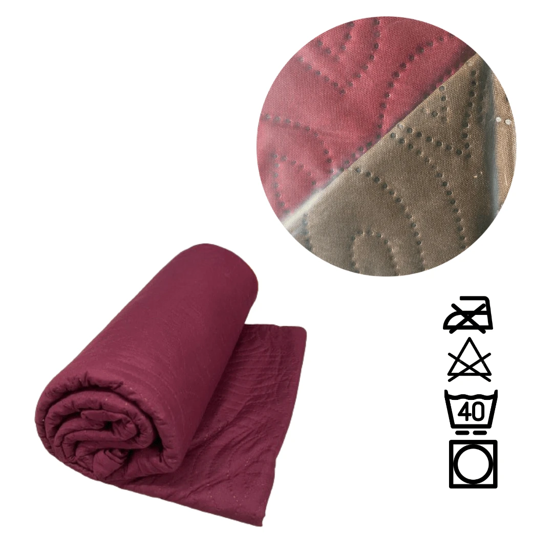 EDREDON LIGERO DOBLE VISTA INDIVUDUAL CAPITONADO. Regalo navideño - Vino - Ver 1