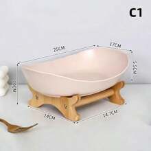 High-End Fashion, Three-Layer Multi-Layer Fruit Plate, Dried Fruit Plate, Bamboo And Wood Frame, Household Snack Plate, Candy Tray, Fruit Basket - Multicolor - View 8