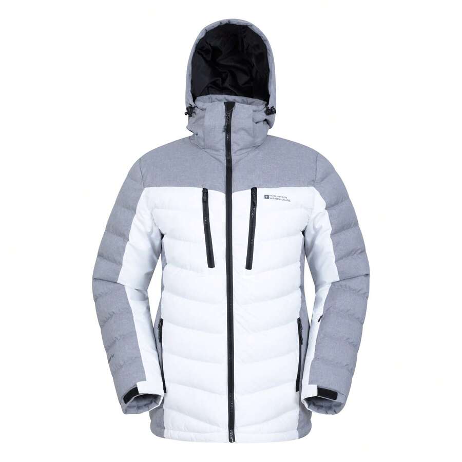 Mountain Warehouse Mens Vulcan III Ski Jacket (White) - White - View 1