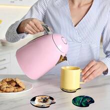 20pcs Sublimation Blank Car Coasters, 2.75 In Circular Opening Blank Sublimation Coasters For Thermal Sublimation DIY Crafts, Car Coasters - White - View 2