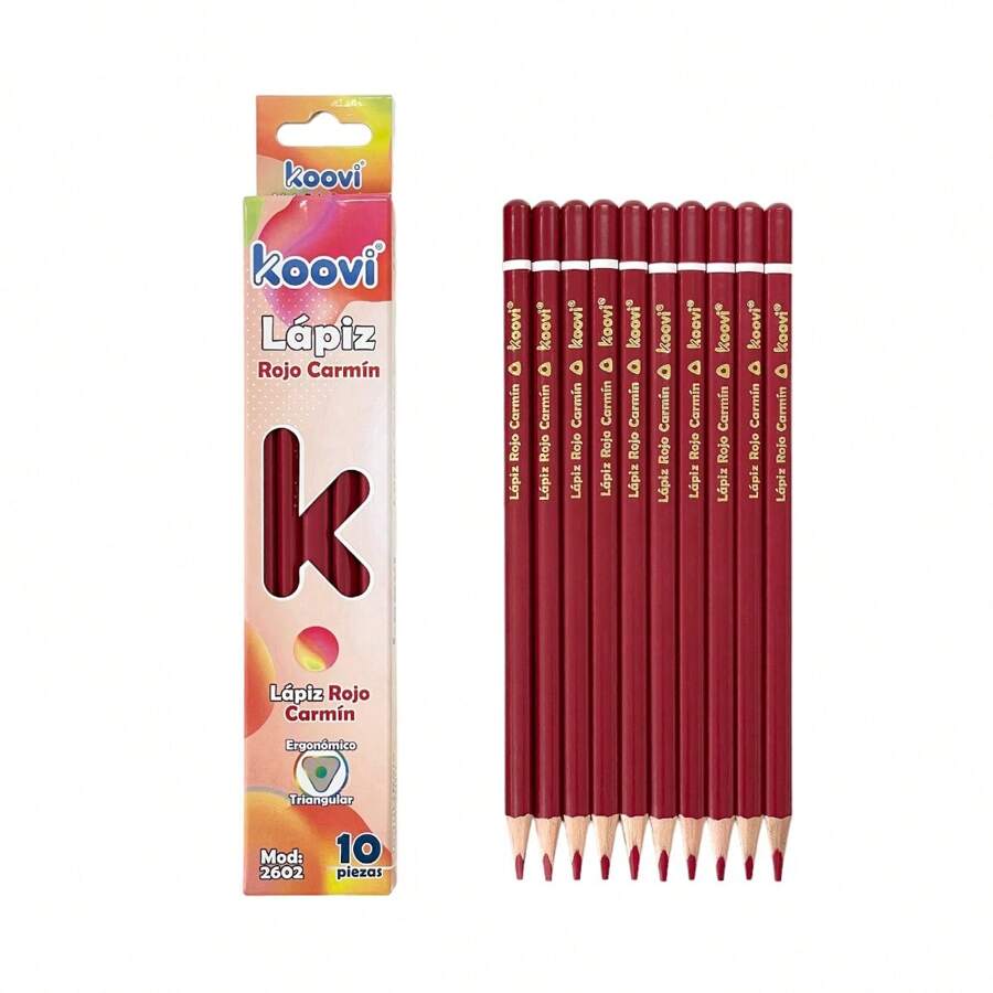 koovi group Colored Pencils - CARMINE - View 1