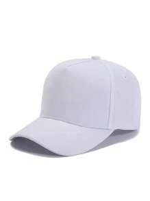 1pc 5-Panel Solid Baseball Cap, Outdoor Adjustable Sun Protection Casual Hat For Spring Autumn Travel Beach Holiday, Y2K Style For Young Adults - Baseball Cap - View 9