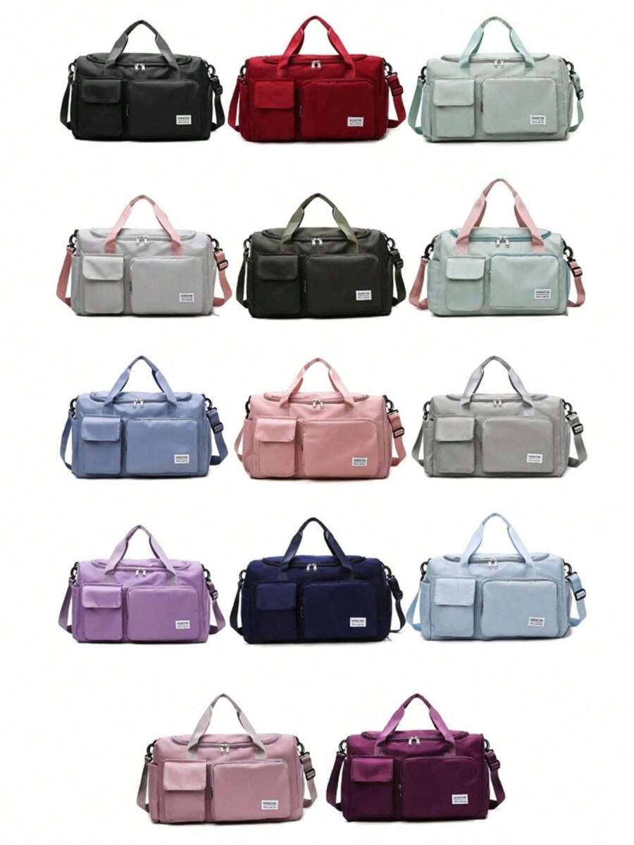 Backpack Suitcase Bag Unisex Men And Women For Gym Sport Fitness Training Ride-11682 - 彩色 - 查看 1