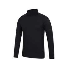 Mountain Warehouse Mens Summit Merino Wool Funnel Neck Thermal Top (Black) - Black - View 4