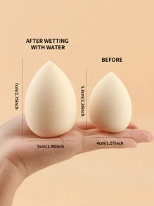 RANCAI Bộ bông trang điểm dùng khô và ướt - Bông tán kem nền, che khuyết điểm, má hồng, phấn phủ, bông tán nhiều màu (4 cái - Nhiều màu A), Trang điểm, Giá rẻ, Trang trí phòng, Bàn trang điểm, Du lịch, Phòng ngủ, Phụ kiện trang điểm, Bông phấn, Bông tán trang điểm, Bông phấn phủ, Bông trang điểm, Giá rẻ, Quà tặng Giáng sinh, Trang điểm, Dụng cụ trang điểm, Đồ rẻ tiền, Quà tặng, Quà tặng cho phụ nữ, Quà Giáng sinh, Quà tặng khuyến mãi, Du lịch, Đồ rẻ tiền, Vật dụng cần thiết khi đi du lịch - Màu be - Xem 6