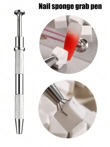 Esponjas para uñas suaves con bolígrafo de agarre, esponjas blancas y de colores para degradados de uñas, mini cepillos para uñas, herramientas de arte de uñas, accesorios de manicura, esponjas suaves para degradados de uñas Aura, mini esponjas de maquillaje, pinceles de arte de uñas con bolígrafo de agarre de 4 garras para accesorios de diseño de uñas degradadas - Multicolor - Ver 19