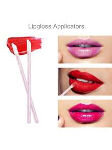 100pcs Disposable Eyelash Brush & Lip Brush, Lipstick And Lip Gloss Applicator Suitable For Eyebrow And Eyelash Extension Makeup Kit,Makeup,Cheap,Room Decor,Vanity,Travel,Bedroom,Makeup Accessories