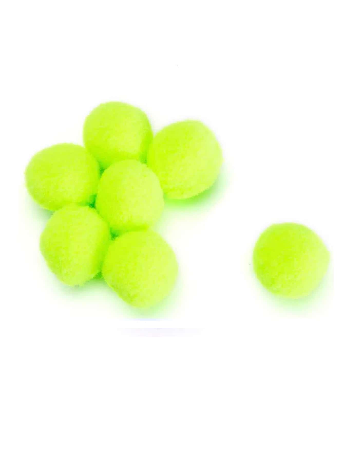 Loose Pompom 30mm Pack Of 20 Units - 青檸色 - 查看 1