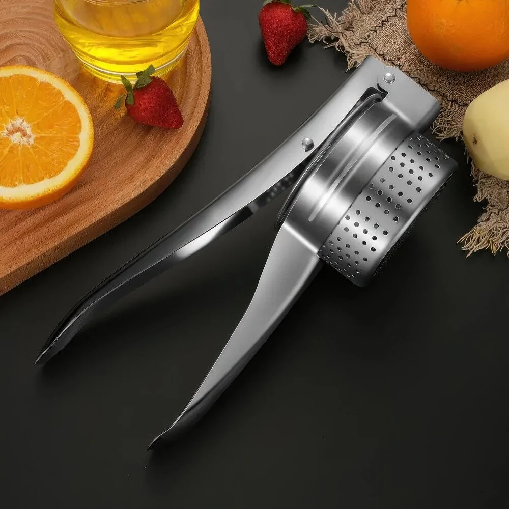 Presse-purée En Acier Inoxydable - Qualité Professionnelle - Pour Pommes De Terre, Fruits, Légumes - Lavable Au Lave-vaisselle - 2