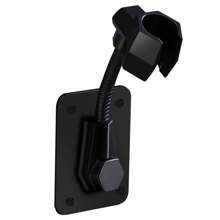1/2Pcs Shower Head Holder, Universal Shower Head Holder 360 Degree Adjustable Wall Stand Shower Head Base, Perforation-Free Shower Head Holder Bathroom Bathroom Accessories Bathroom Tools - Black - View 1