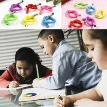 5pcs Flexible Soft Pencils, Unbreakable Pencils, Bendable Soft Pencils, Magic Bend Pencils, Suitable For Children School & Entertainment - Multicolor - View 2