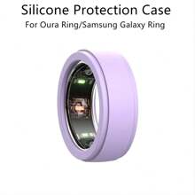 Universelle Silikonschutzhülle kompatibel mit Samsung Galaxy Ring und Oura Ring Gen3, wasserdicht, staubdicht, fingerabdruckfest, kratzfest, stoßfest 360° Rundum-Schutz Silikonhülle, weiches Silikonmaterial, modisch, mehrere Farboptionen, tolles Geschenk