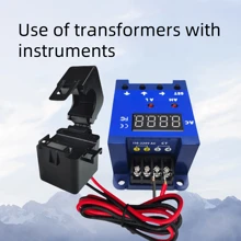 电流互感器,CT。AC 0.66KV 适用于 200A、300A、400A 电流表电流互感器线圈传感器开放式电流互感器、变压器、传感器、低压交流传感器开放式电流互感器、交流接触器 - DXKCT24-1 - 查看 8