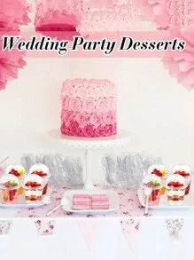 25 件/50 件大 U 形甜点杯，由聚丙烯制成，适合慕斯和甜点 | 非常适合情人节、万圣节、感恩节和独立日庆祝活动，非常适合家庭、旅行和冷饮服务 - 透明 - 查看 3