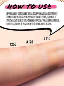 Misslyn 持久防水粉底液,均匀肤色,防水防晕染,质地柔滑,高遮瑕,滋养肌肤,Y2K风格妆容,适合派对、海滩、旅行、度假、露营、户外活动,玫瑰色调,时尚少女新年妆容,适合角色扮演、校园风、春节、情人节礼物,纯素,零残忍,冬季必备,生日、圣诞节礼物,派对必备,最佳色号 - 110 - 查看 8