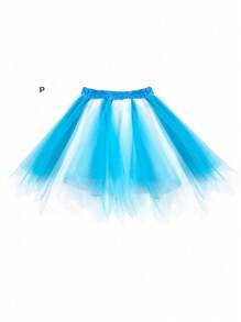 1 Pc Colorful Tutu Wedding Dress Bustles Perfect For Weddings/Stage Performances - A - View 15