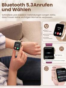 Montre intelligente pour femmes et hommes, montre de sport montre intelligente avec appels Bluetooth montre intelligente (1,91 pouces) montre de fitness tracker avec moniteur de sommeil/tension artérielle/fréquence cardiaque/SpO2, 2 bracelets interchangeables, plus de 120 montres de sport IP68 étanche pour iOS Android