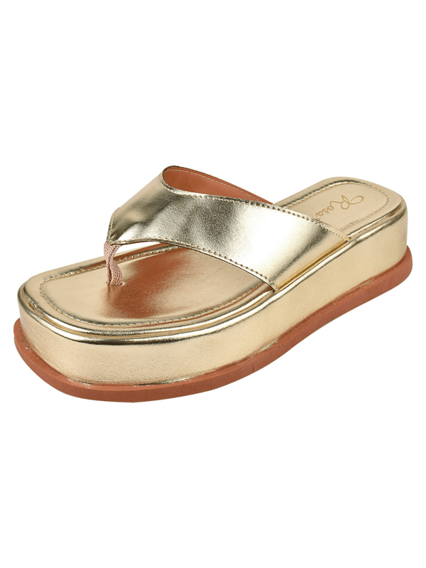 Sandália Plataforma Chinelo Tiras Moda Verão Confortável Novidade