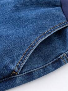 mini bala 夏季舒适高弹男宝宝长裤