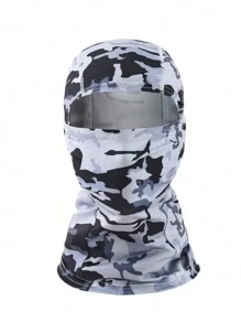 1pc Cycling Ski Face Mask, Outdoor Sports Elastic Breathable Sun Protection Mask, One Size Fits Most - Multicolor - View 14