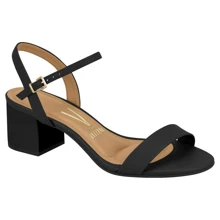 Vizzano Women's Low Square Heel Sandal 6291.900 - Black - View 2