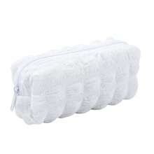 1pc Macaron Pencil Case Pen Bag Cosmetic Pouch Travel Cosmetic Kit Brush Holder Large Capacity Organizer Portable Soft Toiletry Organizer Pencil Holder Storage Bag,Back To School,School Supplies,Pencil Pouch,School Bag