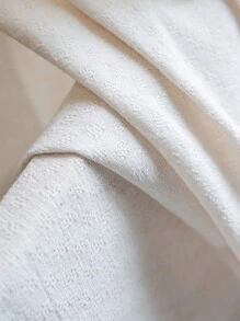 Bubaba 1 件针织提花窗帘,波西米亚农舍亚麻混纺遮光窗帘,适用于家庭、卧室、客厅、厨房、餐厅、咖啡厅、玄关、窗帘杆口袋,四季家居使用 - 乳白色 - 查看 10