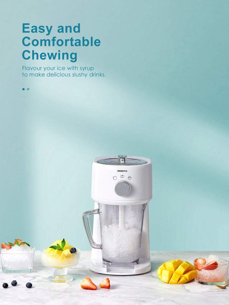 Electric Ice Crusher, Slushy Maker Ice Shaver With Removable Jug For