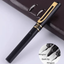 Colorful Multi-Color Orthopedic Holiday Gift School Student Steel Fountain Pen For Daily Business Office Writing Calligraphy Practice, Ink Absorbing/3.4mm Nib Dual Tip 0.5mm/0.38mm - Multicolor - View 21