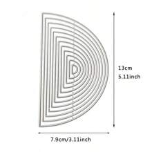 1pc Basic Shape Metal Carbon Steel Cutting Dies, DIY Embossing Die Cut Mold For Scrapbooking, Card Making, Album And Crafts Decor