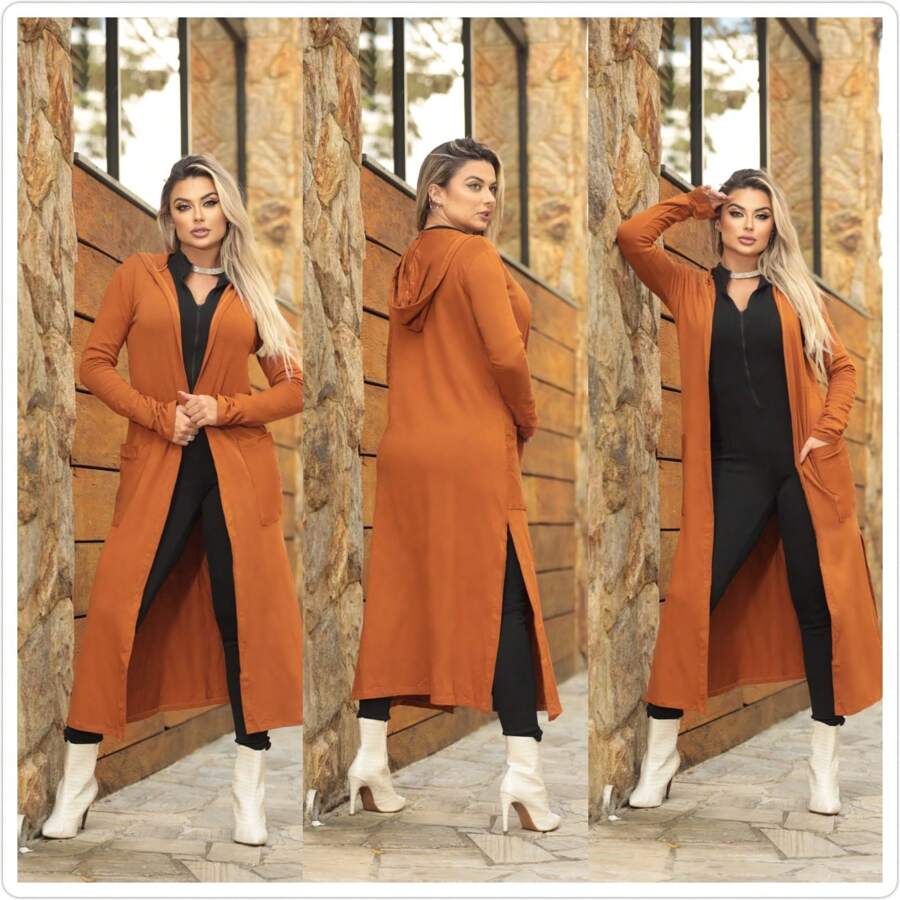 About Everything Women's Winter Long Fashion Gringa - Lạc đà - Xem 1