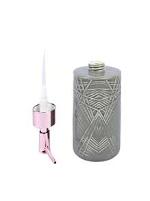 Bathroom Accessories Kit Toilet 2 Pieces Ceramic Brush Holder And Liquid Soap Holder - 灰色 - 查看 4