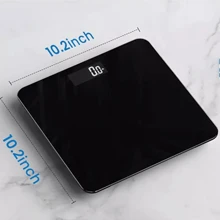 180KG Bathroom Scales For Body Weight Digital Smart Weighing Scale BMI - Black - View 6