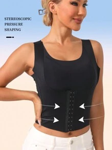 1 件无缝露背塑身紧身胸衣，收腹，腰部训练，姿势矫正，胸部提升运动胸罩塑身衣健身房配件，用于腹部瘦身束腹带，用于腹部瘦身束腹带的腰带