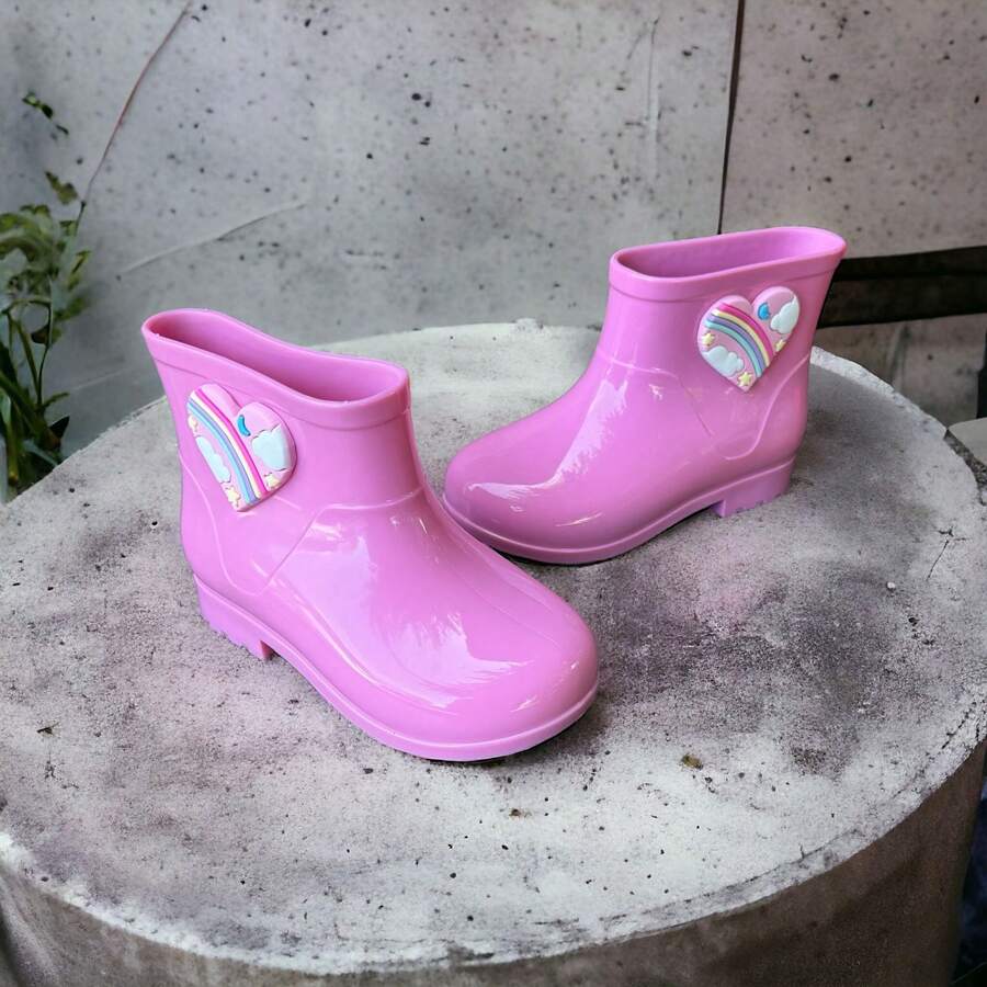 Galoshes Children's Boots Men's Boy Child Lightweight Comfortable - 淺粉色 - 查看 1