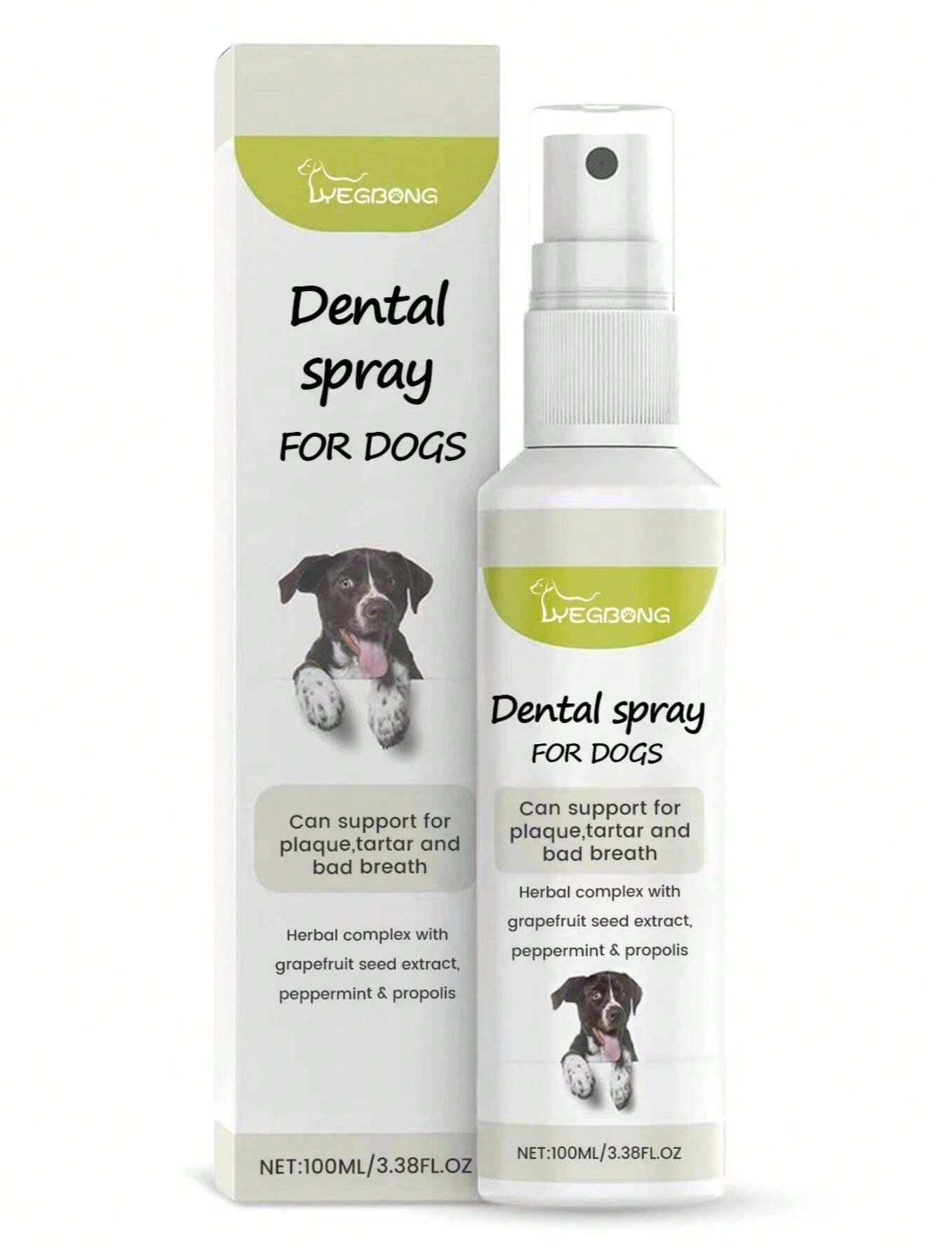 Pet Mint Flavor Fresh Breath Spray For Cats And Dogs Oral Cleaning