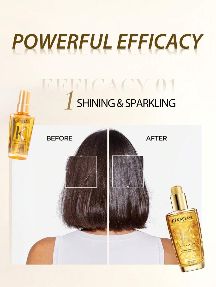 Kérastase [Mini] Elixir Ultime L'Huile Original Óleo para Cabelos 50ml ...