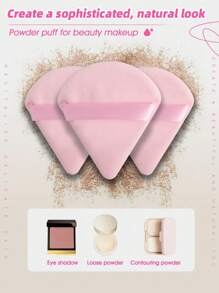 34pcs Makeup Brush Set Including 20pcs Eye Makeup Brushes, Foundation Brush, Eyeshadow Brushes, Detail Face Brushes, Lash Comb & Brow Brush, 2pcs Beauty Sponges For Liquid Foundation, 3pcs Mini Detail Makeup Sponges, 6pcs Makeup Finger Puffs, 3pcs Triangle Powder Puffs,Brush Set,Makeup Brush Kit,Make Up Brush Set,Make Up Set Complete,Makeup Brush Set,Complete Makeup Kit,Brush Kit,Brushes Makeup Set,Makeup Gift Set,Set,Giveaways,Professional Makeup Brushes,Complete Makeup Set - Multicolor - View 3